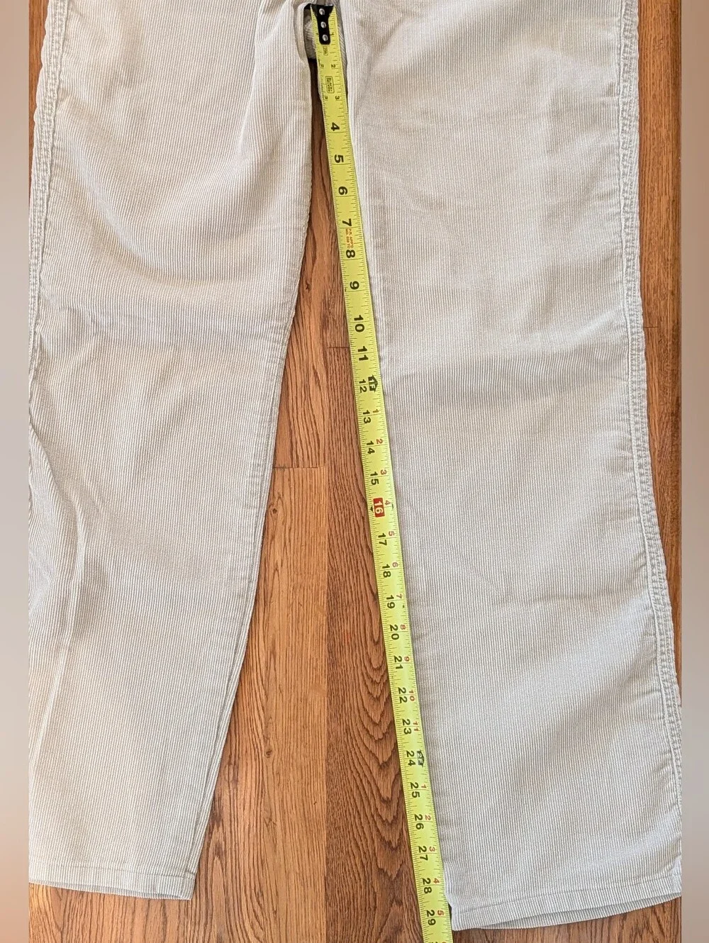 Vintage Y2K Express Jeans Khaki Beige Corduroy Straight Leg Pants